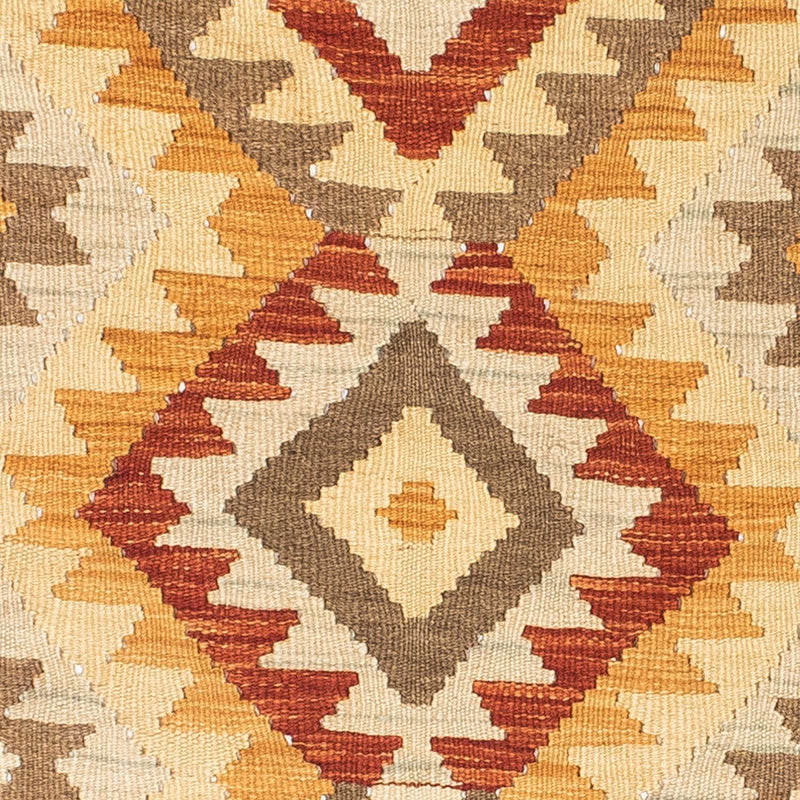 Alfombra de pasillo Alfombra Kelim - Oriental - 197 x 69 cm - beige