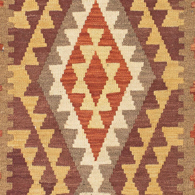 Alfombra de pasillo Alfombra Kelim - Oriental - 191 x 78 cm - marrón claro