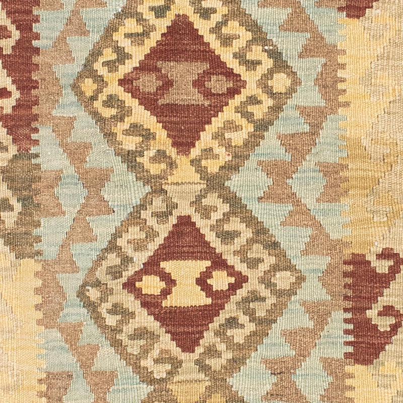 Alfombra de pasillo Alfombra Kelim - Oriental - 201 x 73 cm - rojo