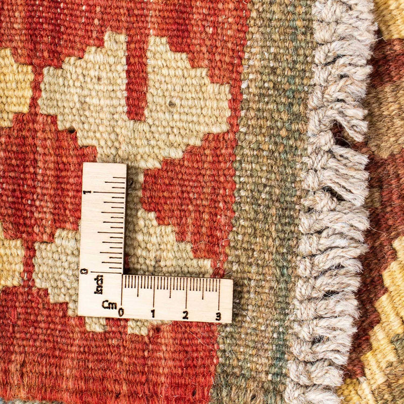 Alfombra de pasillo Alfombra Kelim - Oriental - 201 x 73 cm - rojo