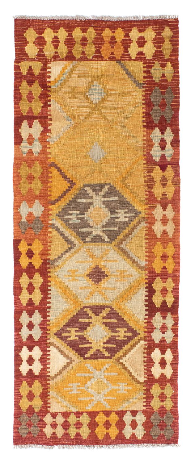 Alfombra de pasillo Alfombra Kelim - Oriental - 185 x 75 cm - oro