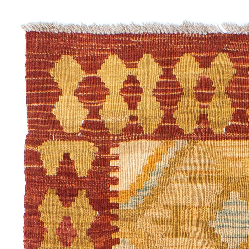 Alfombra de pasillo Alfombra Kelim - Oriental - 185 x 75 cm - oro