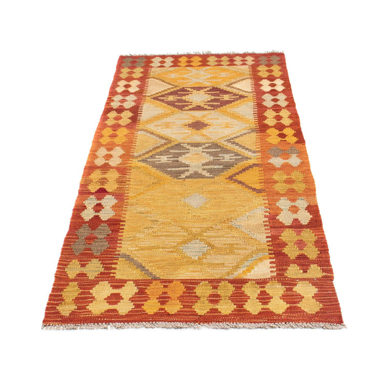 Alfombra de pasillo Alfombra Kelim - Oriental - 185 x 75 cm - oro