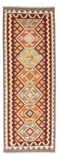 Alfombra de pasillo Alfombra Kelim - Oriental - 202 x 73 cm - beige