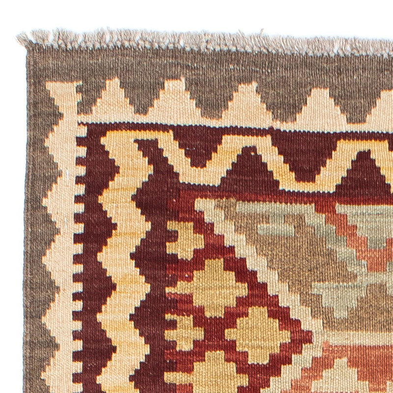 Alfombra de pasillo Alfombra Kelim - Oriental - 202 x 73 cm - beige