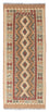Alfombra de pasillo Alfombra Kelim - Oriental - 198 x 80 cm - marrón claro