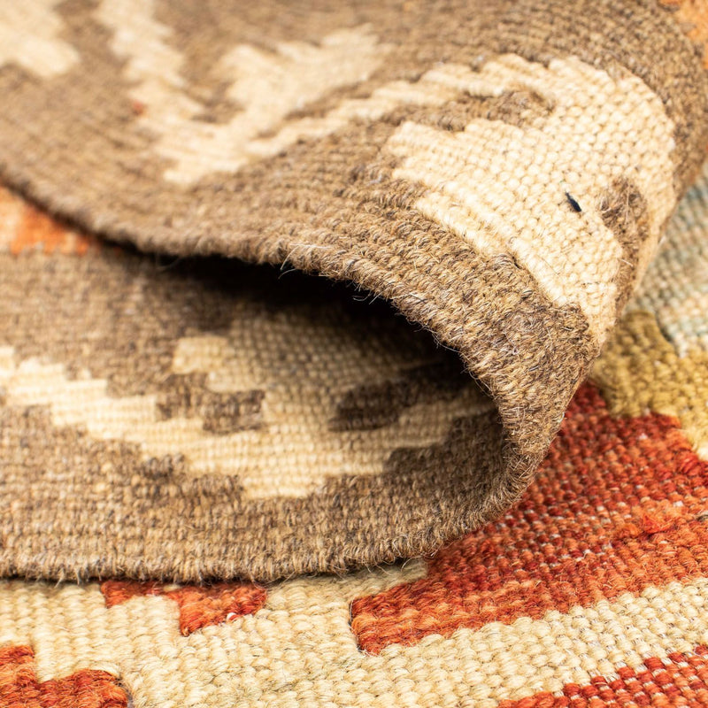 Alfombra de pasillo Alfombra Kelim - Oriental - 203 x 73 cm - beige