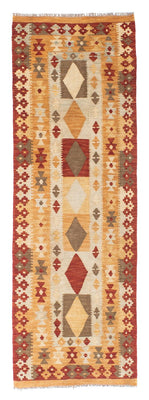 Alfombra de pasillo Alfombra Kelim - Oriental - 196 x 72 cm - beige
