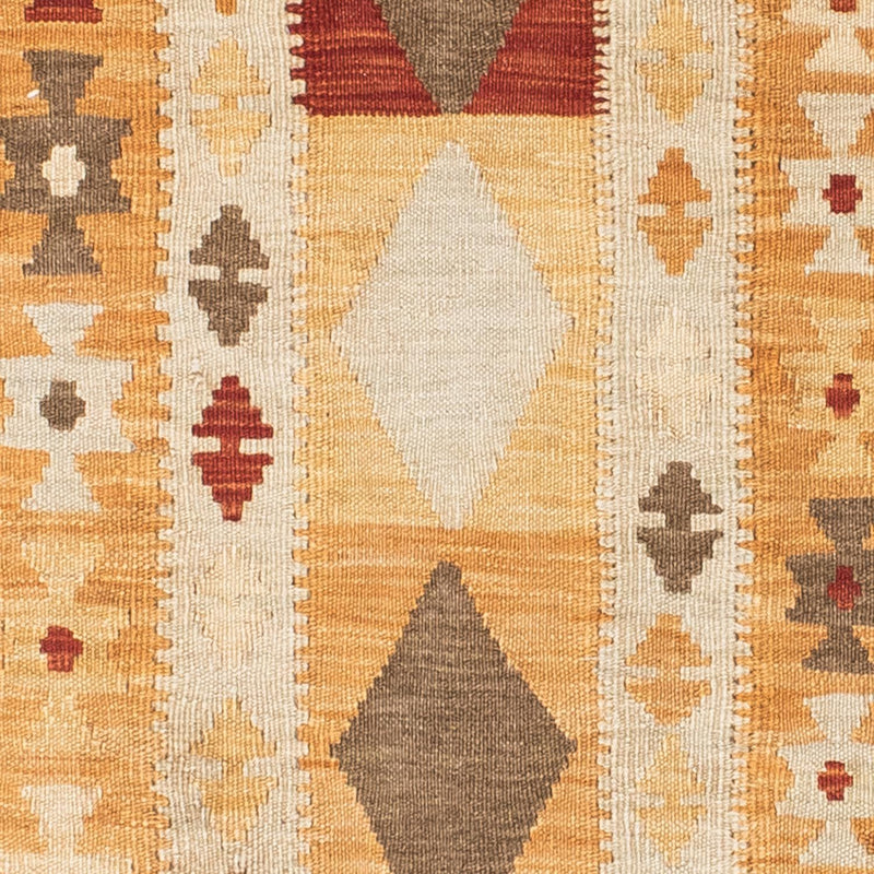 Alfombra de pasillo Alfombra Kelim - Oriental - 196 x 72 cm - beige