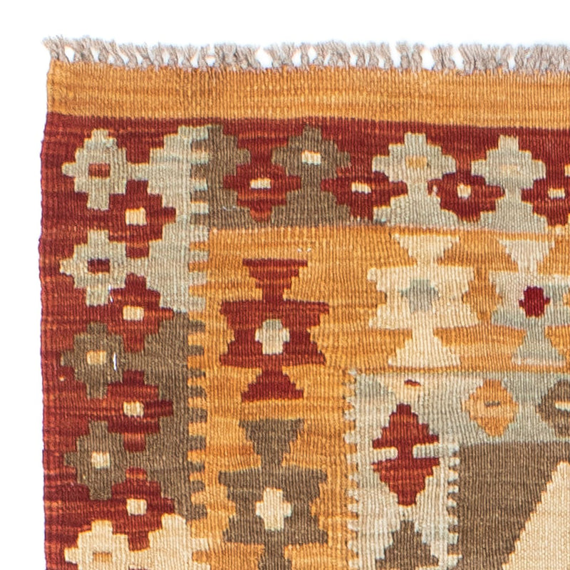 Alfombra de pasillo Alfombra Kelim - Oriental - 196 x 72 cm - beige