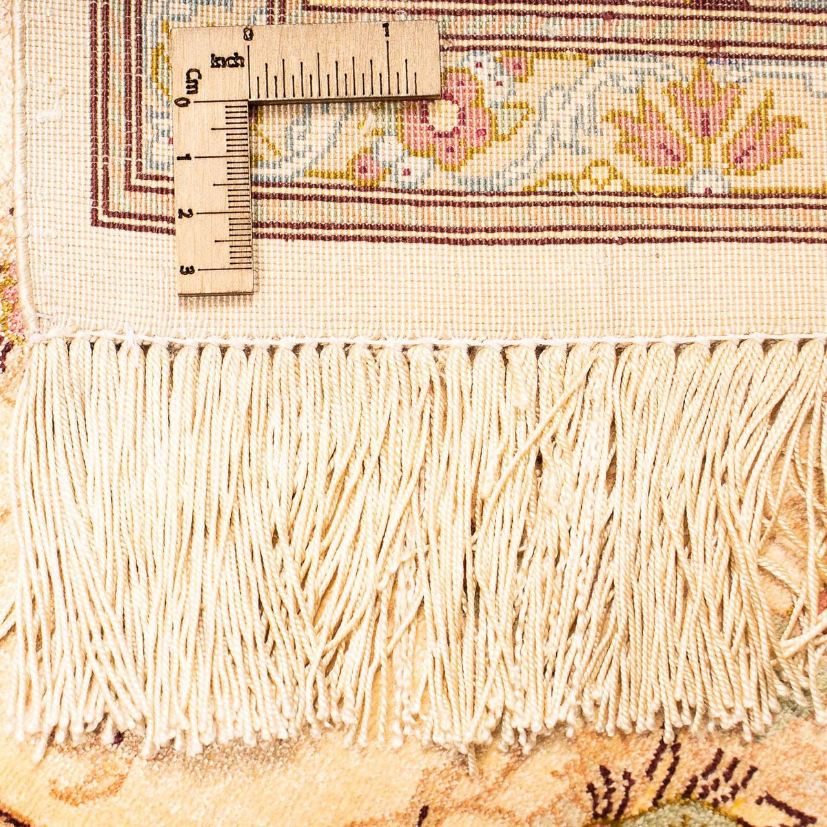 Alfombra de seda - Ghom Seda - Prima - 197 x 131 cm - beige