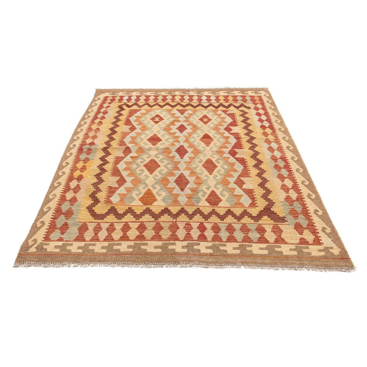 Alfombra Kelim - Oriental - 203 x 145 cm - multicolor