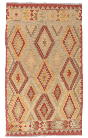 Alfombra Kelim - Oriental - 196 x 143 cm - multicolor