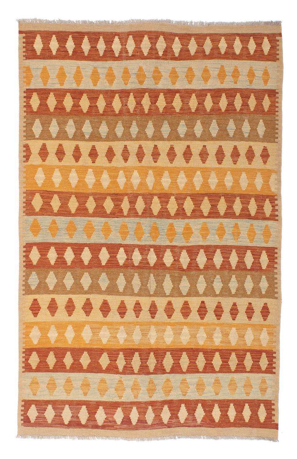 Alfombra Kelim - Oriental - 201 x 154 cm - multicolor