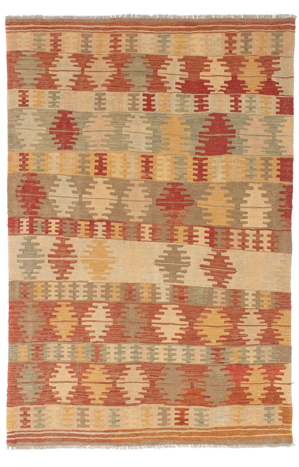Alfombra Kelim - Oriental - 199 x 151 cm - multicolor