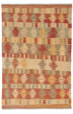 Alfombra Kelim - Oriental - 199 x 151 cm - multicolor