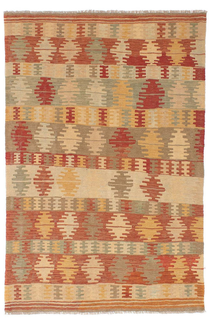 Alfombra Kelim - Oriental - 199 x 151 cm - multicolor