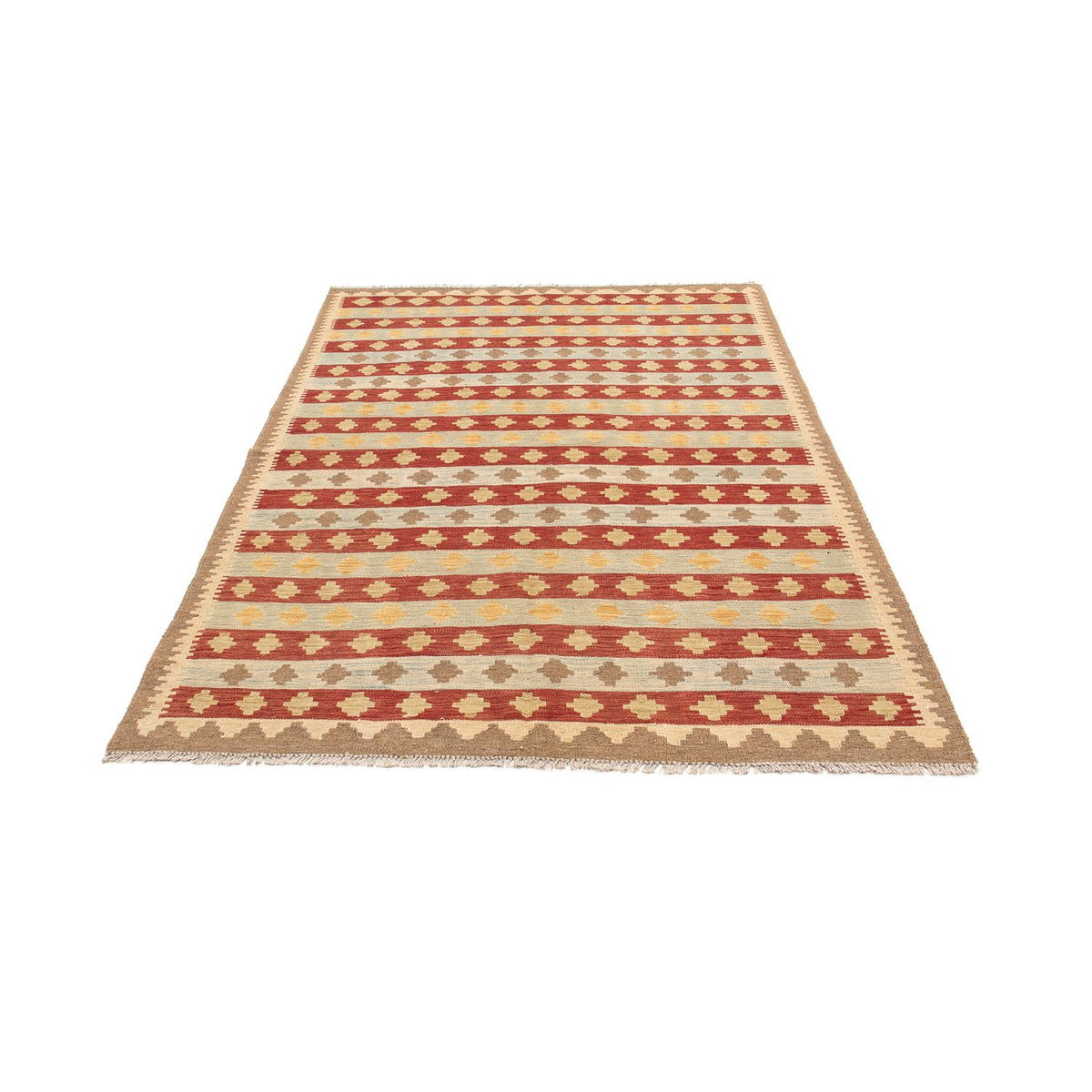 Alfombra Kelim - Oriental - 201 x 142 cm - multicolor
