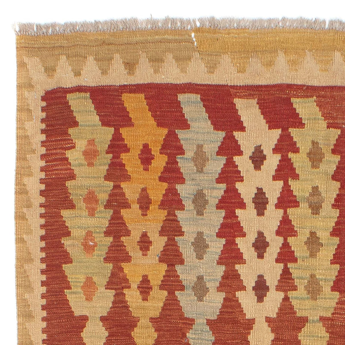 Alfombra Kelim - Oriental - 195 x 146 cm - multicolor