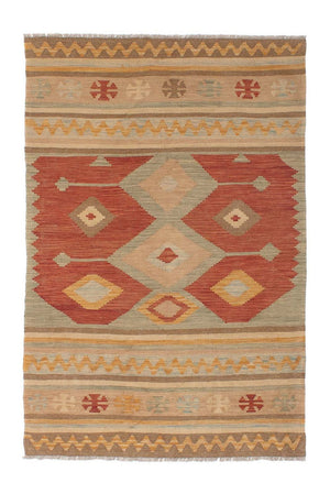 Alfombra Kelim - Splash - 192 x 126 cm - multicolor