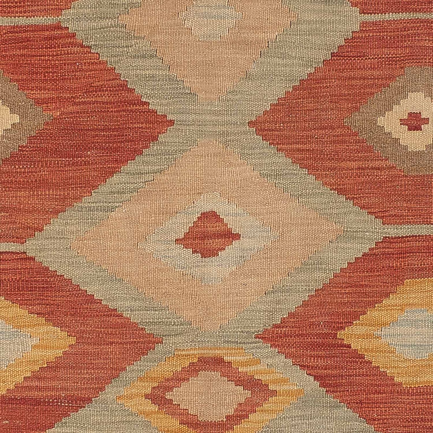 Alfombra Kelim - Splash - 192 x 126 cm - multicolor