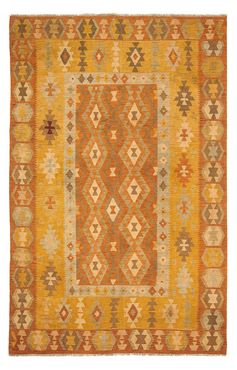 Alfombra Kelim - Splash - 294 x 200 cm - multicolor