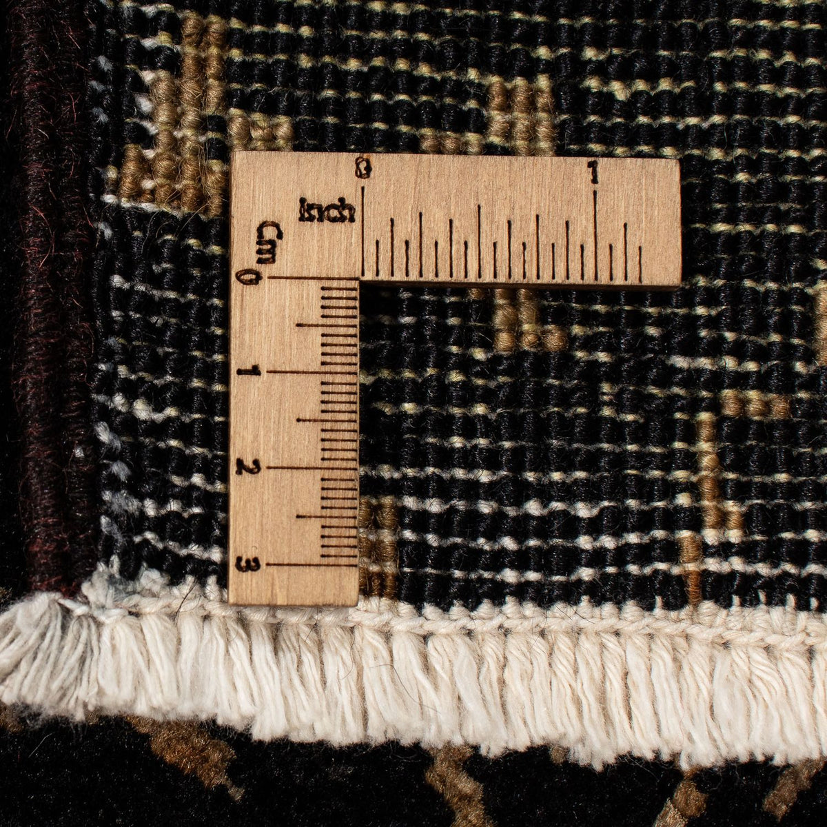 Alfombra oriental - 350 x 246 cm - azul oscuro