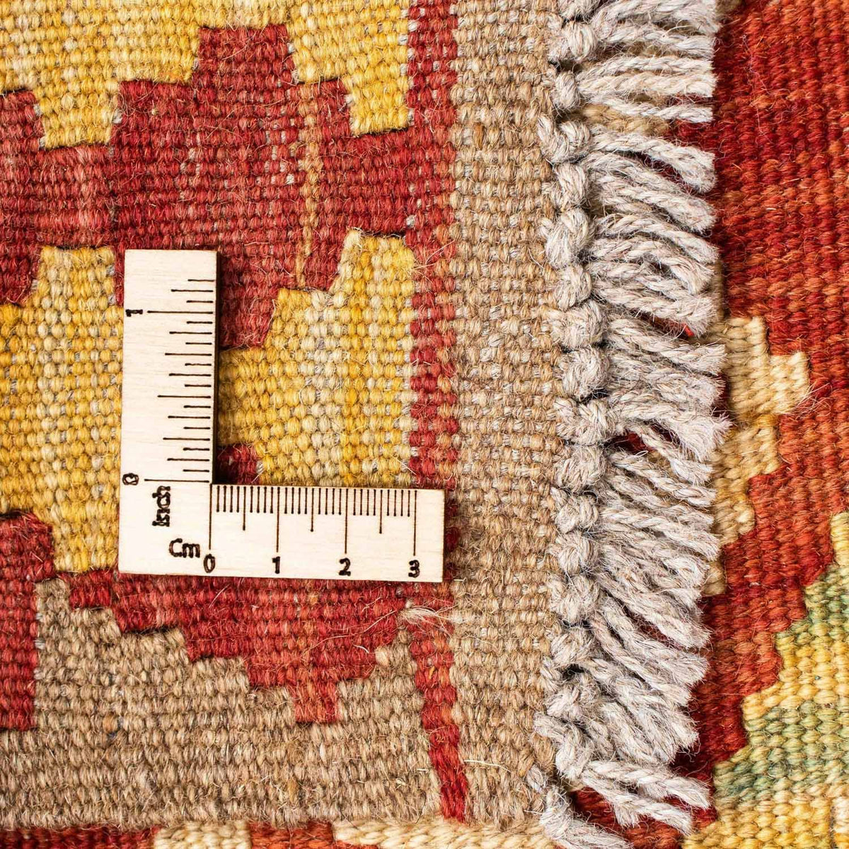 Alfombra de pasillo Alfombra Kelim - Oriental - 196 x 78 cm - beige