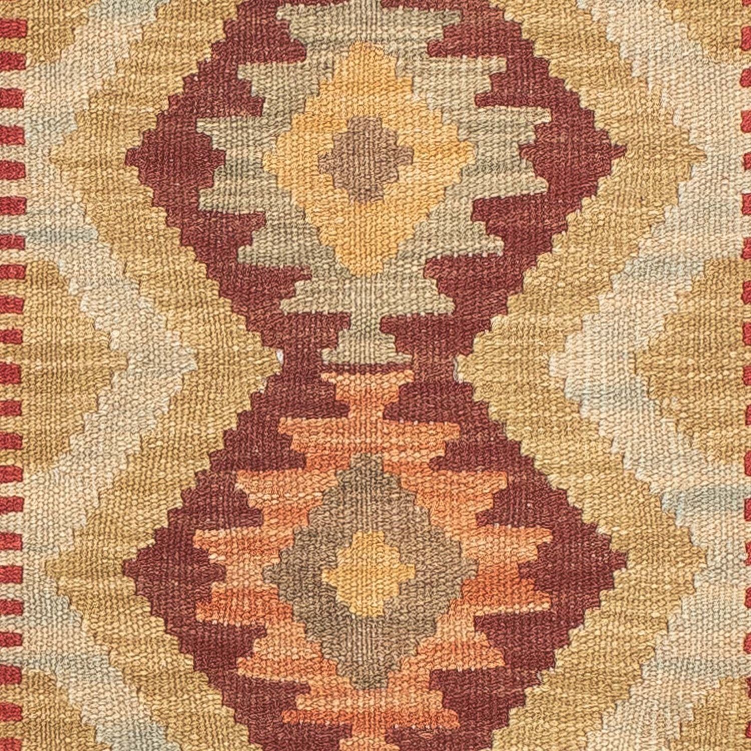 Alfombra de pasillo Alfombra Kelim - Splash - 194 x 69 cm - multicolor