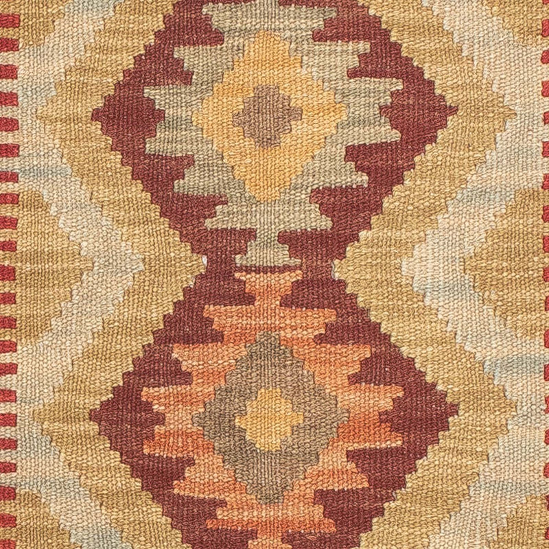 Alfombra de pasillo Alfombra Kelim - Splash - 194 x 69 cm - multicolor