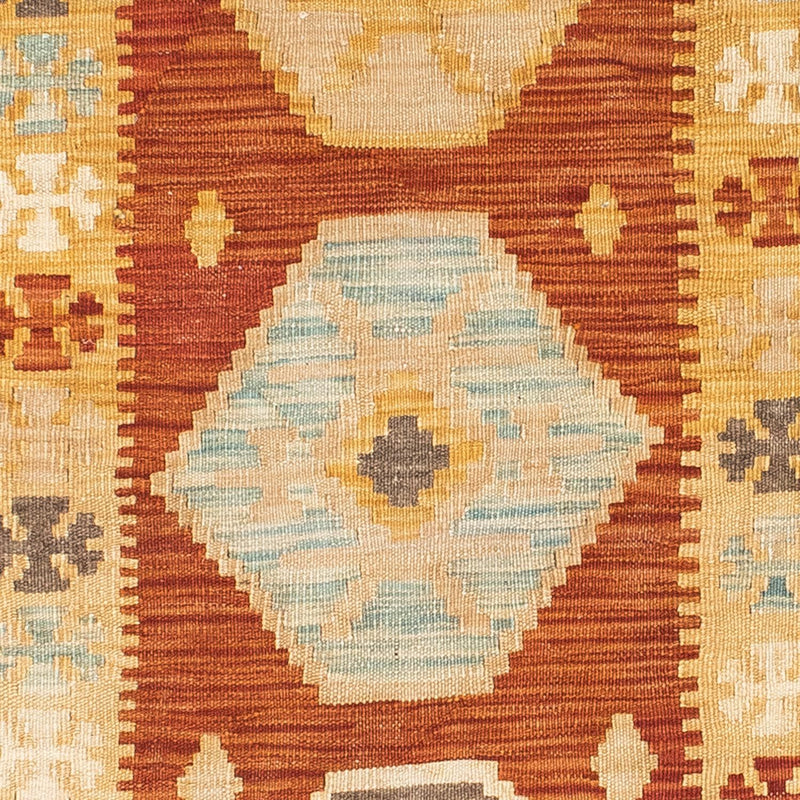 Alfombra de pasillo Alfombra Kelim - Oriental - 203 x 70 cm - beige