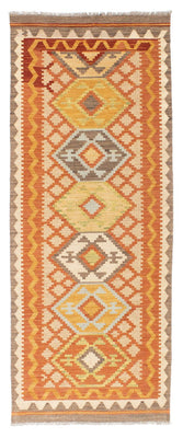 Alfombra de pasillo Alfombra Kelim - Oriental - 202 x 76 cm - beige