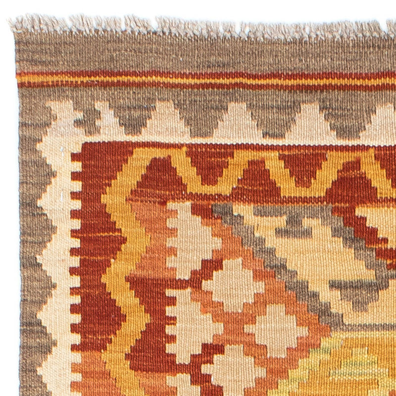 Alfombra de pasillo Alfombra Kelim - Oriental - 202 x 76 cm - beige