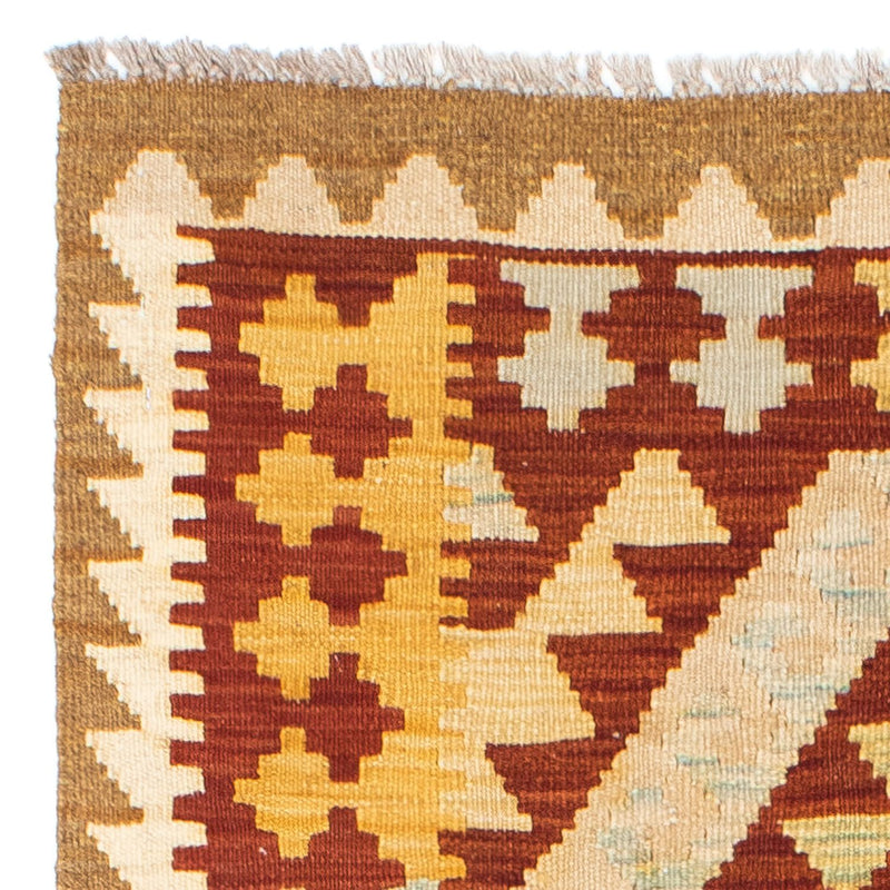 Alfombra de pasillo Alfombra Kelim - Oriental - 183 x 80 cm - beige