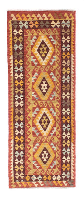 Alfombra de pasillo Alfombra Kelim - Oriental - 204 x 77 cm - rojo