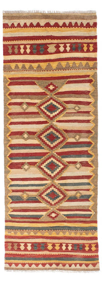 Alfombra de pasillo Alfombra Kelim - Oriental - 204 x 73 cm - multicolor