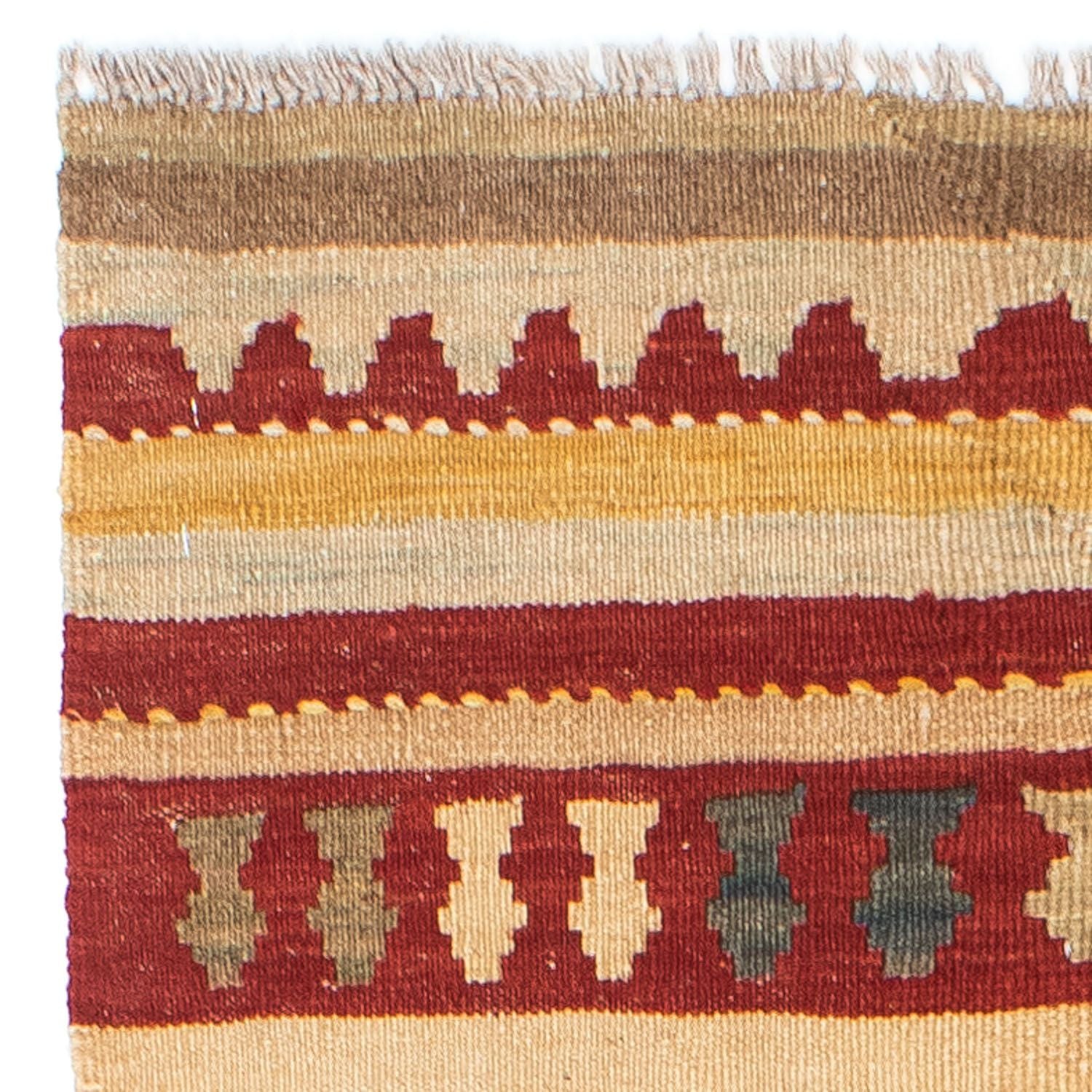 Alfombra de pasillo Alfombra Kelim - Oriental - 204 x 73 cm - multicolor