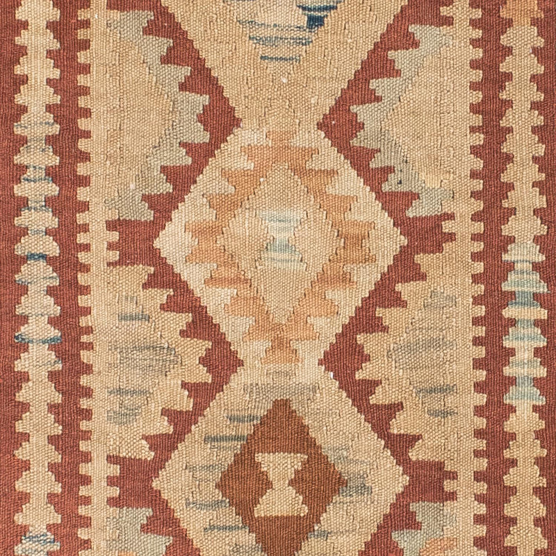 Alfombra de pasillo Alfombra Kelim - Oriental - 201 x 84 cm - beige