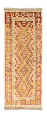 Alfombra de pasillo Alfombra Kelim - Oriental - 197 x 72 cm - beige