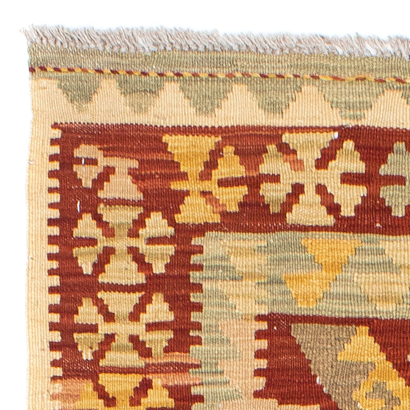 Alfombra de pasillo Alfombra Kelim - Oriental - 197 x 72 cm - beige