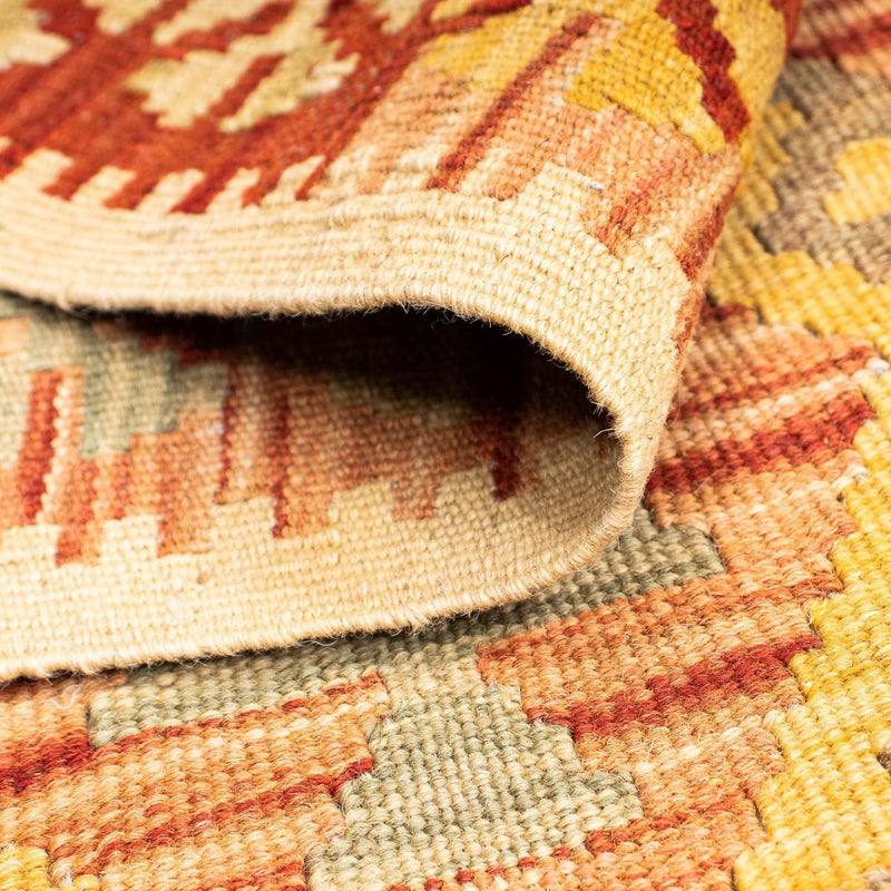 Alfombra de pasillo Alfombra Kelim - Oriental - 197 x 72 cm - beige