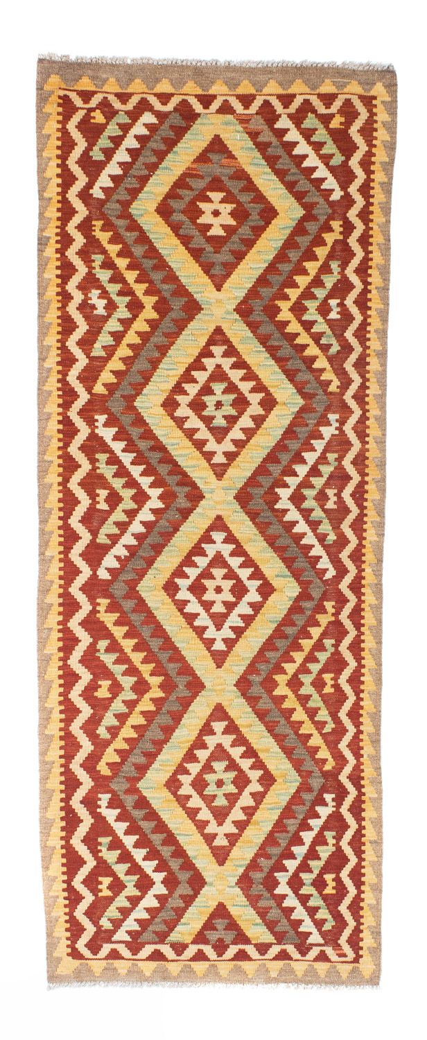 Alfombra de pasillo Alfombra Kelim - Oriental - 214 x 82 cm - óxido