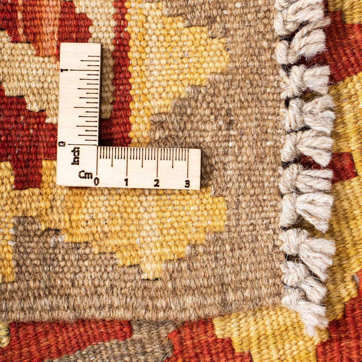 Alfombra de pasillo Alfombra Kelim - Oriental - 214 x 82 cm - óxido