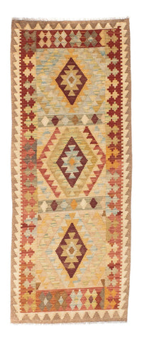Alfombra de pasillo Alfombra Kelim - Oriental - 198 x 75 cm - beige