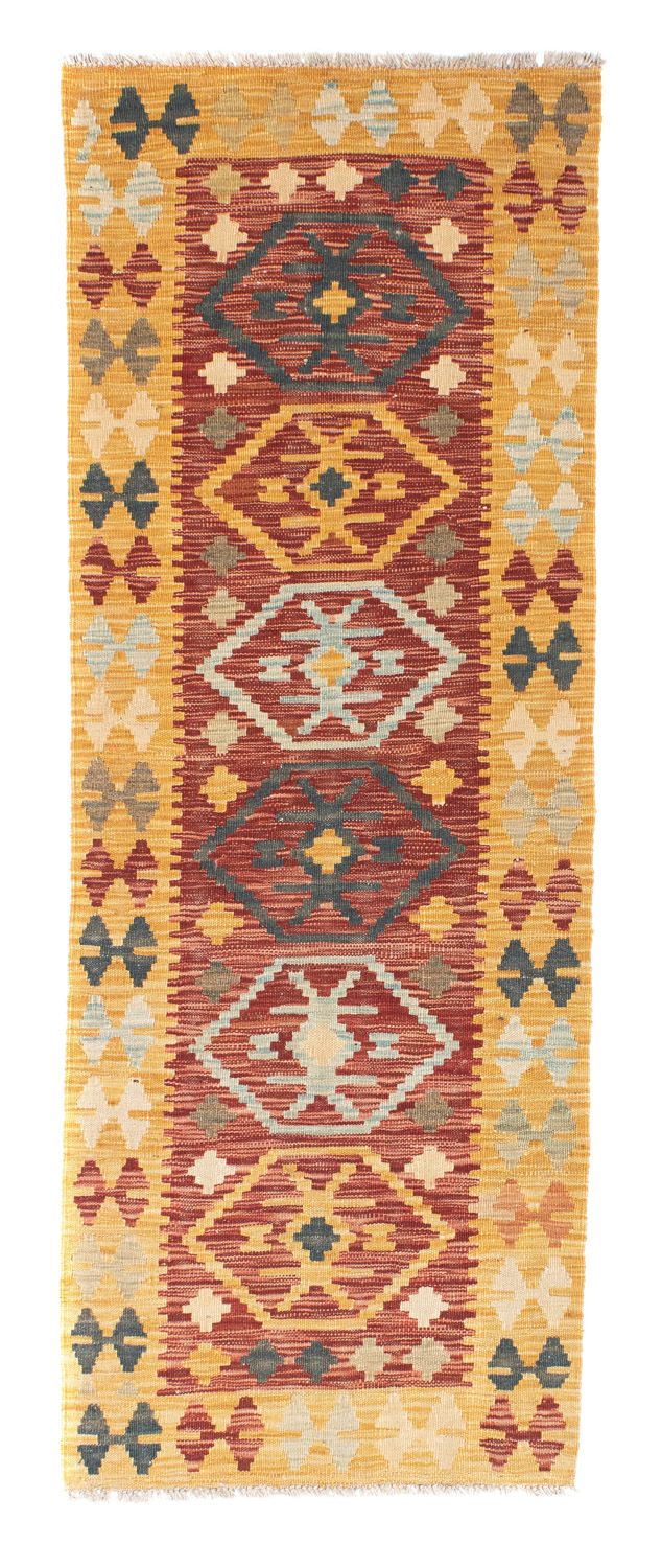 Alfombra de pasillo Alfombra Kelim - Oriental - 202 x 72 cm - multicolor