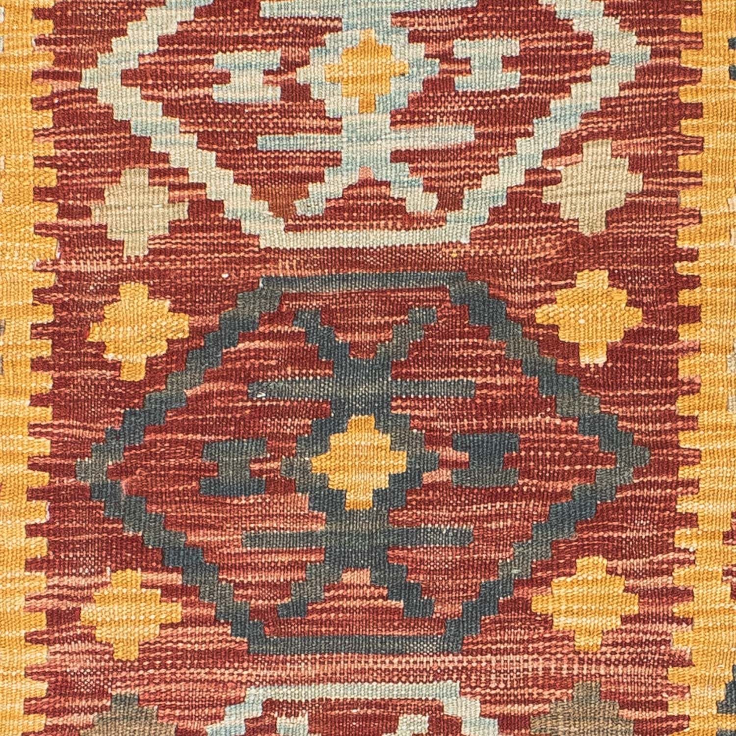 Alfombra de pasillo Alfombra Kelim - Oriental - 202 x 72 cm - multicolor