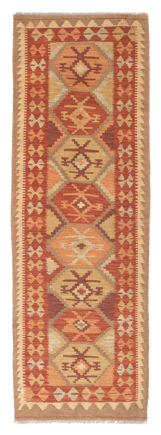 Alfombra de pasillo Alfombra Kelim - Splash - 203 x 68 cm - multicolor