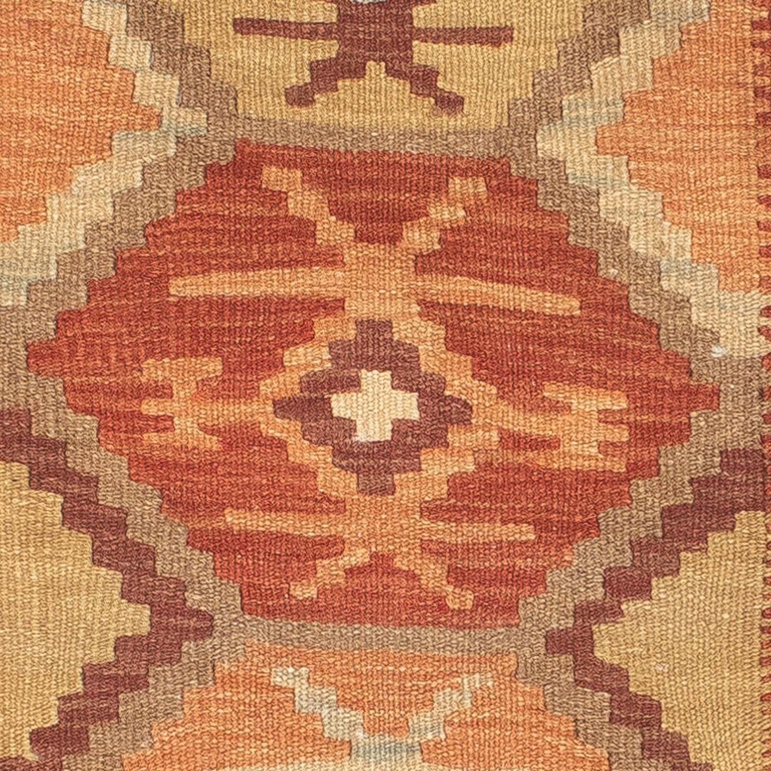 Alfombra de pasillo Alfombra Kelim - Splash - 203 x 68 cm - multicolor
