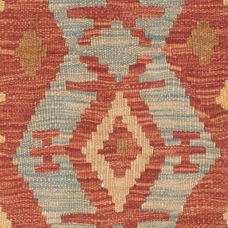 Alfombra de pasillo Alfombra Kelim - Splash - 202 x 65 cm - multicolor