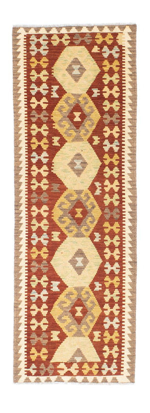 Alfombra de pasillo Alfombra Kelim - Oriental - 195 x 67 cm - óxido